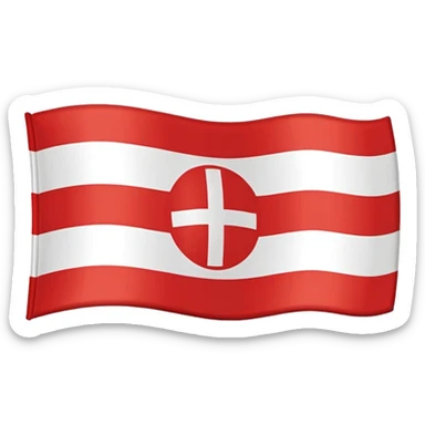 Seeland country flag sticker