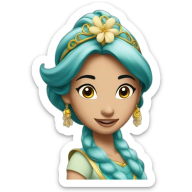 Aladin Jasmine Disney sticker