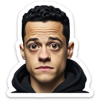 rami malek Sad sticker