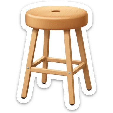 stool, IKEA style sticker