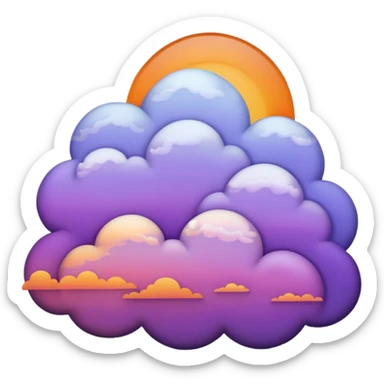 Sky Sunset sticker