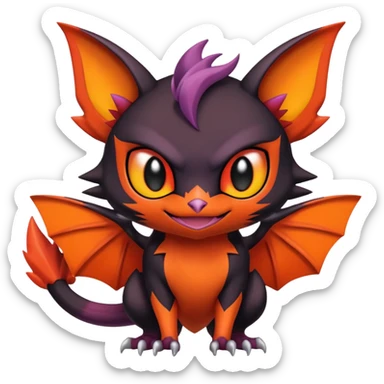 Noibat-Noivern-Litten-Hybrid sticker