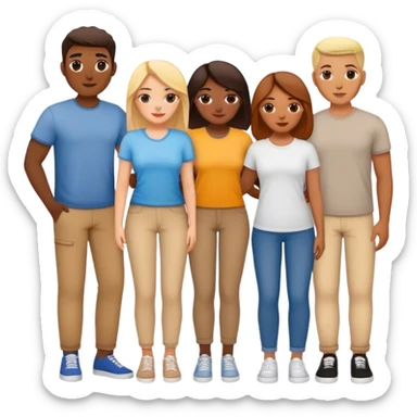 Friend group  sticker