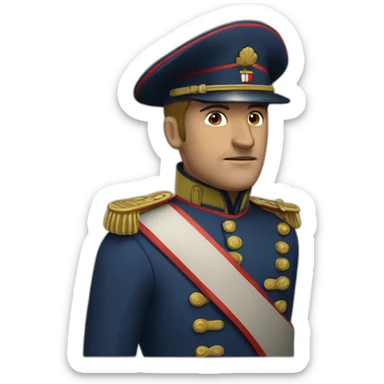 Soldat français de la première guerre mondiale sticker