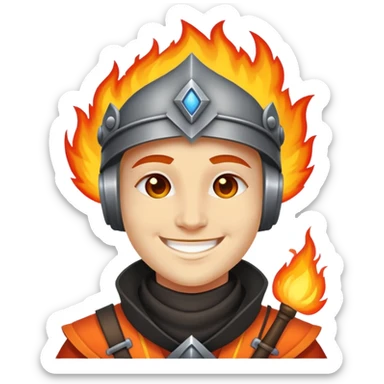 Mavuika The Pyro Archon from Genshin Impact sticker