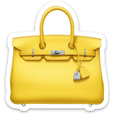 butter yellow birkin sticker