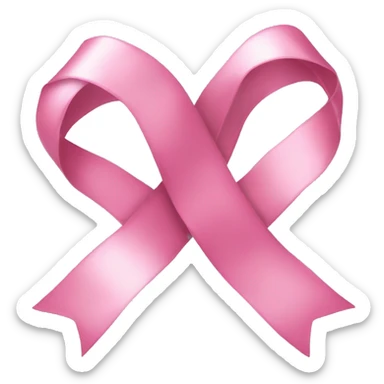 pretty pink ribbon sticker