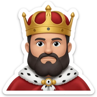 king magnifico sticker