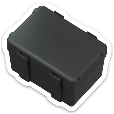 black ammo box view from 35 degres sticker