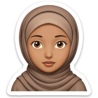 muslim girl avatar sticker