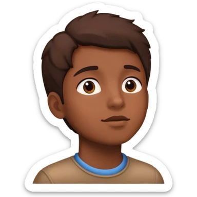 person looking up at stars sticker