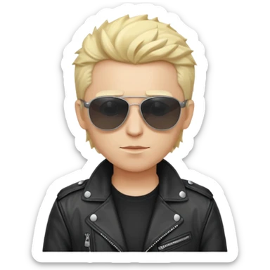 The character "Spike" from buffy the vampire slayer sticker