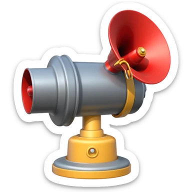 tornado siren sticker