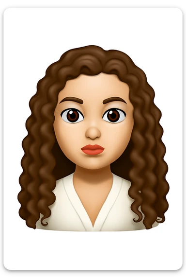 A 3D Apple-style emoji version of the uploaded image, preserving its colors, shapes, textures, and overall design, simplified into emoji form while keeping key details recognizable. Smooth glossy finish, soft shadows, high-quality render, minimal background sticker