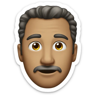 man who thinks he is too sexy sticker