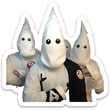 ghostly starry night presence sticker