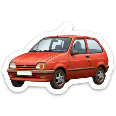 Ford fiesta 1998 MK4 old sticker