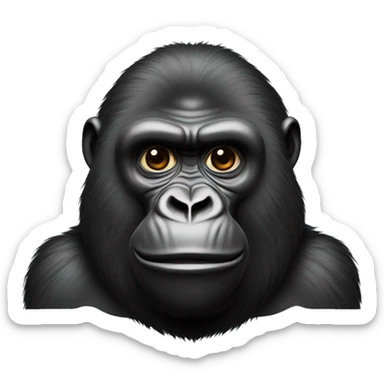 gorille mignon sticker