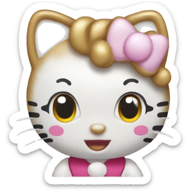 hello kitty  sticker