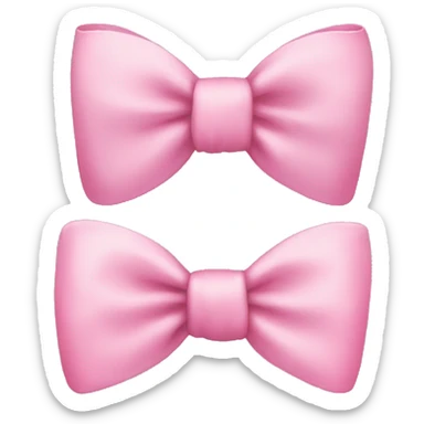 Pink bow  sticker