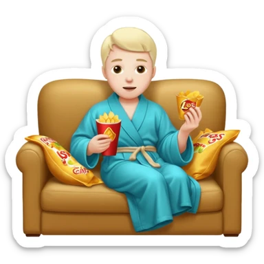 couch potato sticker