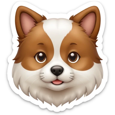 Perrito diciendo miau sticker