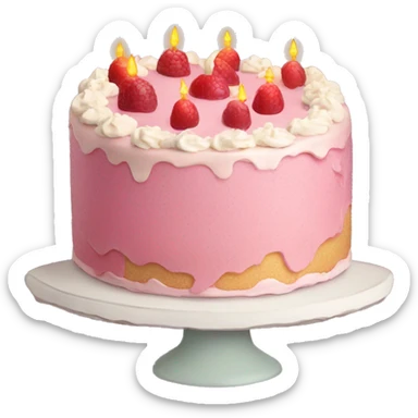Tarta de cumpleaños sticker