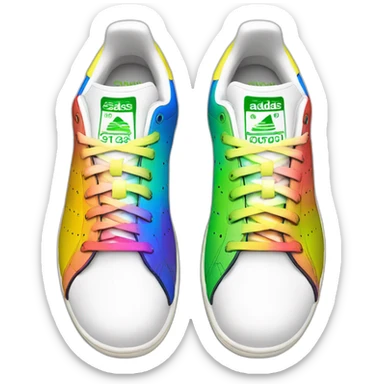 adidas-shoes-stan-smith-rainbow sticker