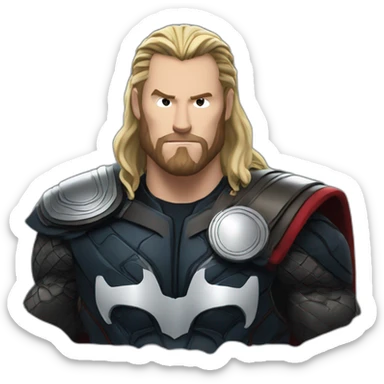 7 venom with thor sticker