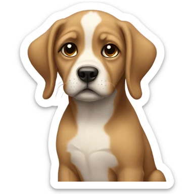 Sad weird Arizona puppy sticker