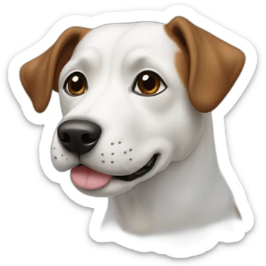 dog, staffordshire sticker