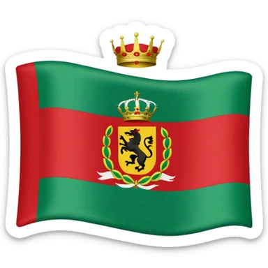 crea la bandera real de Andalucia sticker