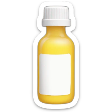 20ml of bottle without any facial expression sticker