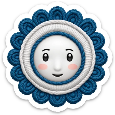 crochet cor ciana sticker