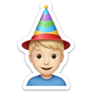 Birthday little boy sticker