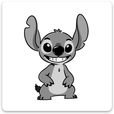 stitch from lilo & stitch sticker