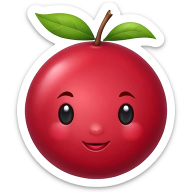 Cranberry  sticker