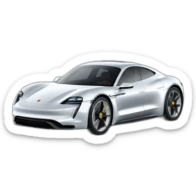 Porsche mission E sticker