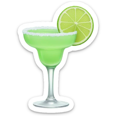 Pastel green margarita  sticker