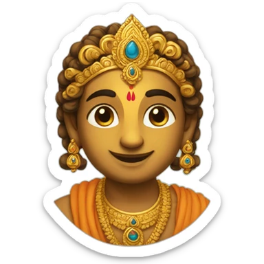 Krishna bhagwan  sticker