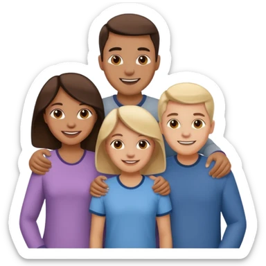 family of 5 sticker