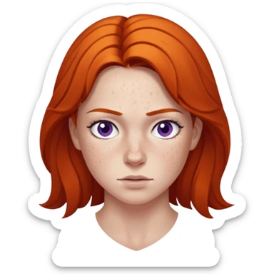 Violet Sorengil from the book The Fourth Wing, Traces of a Fighting Ashjad sticker