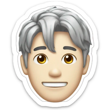 jonghyun from shinee in twimoji style sticker