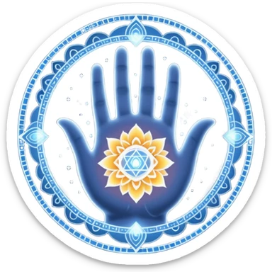 A divine abstract force creating humans through karma,
shown as a luminous cosmic hand made of light (not realistic),
forming a human figure from particles.
Hindu spiritual aura, sacred geometry, subtle mandala lines,

 
 sticker