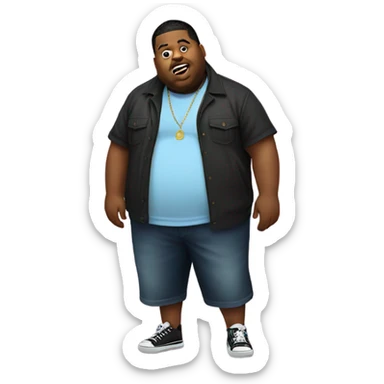 Fat Wallace (American Rapper) sticker