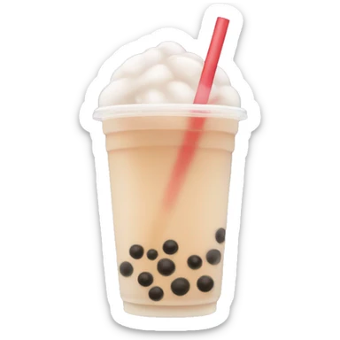 Bubble tea sticker