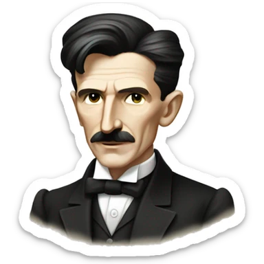 Nikola tesla sticker