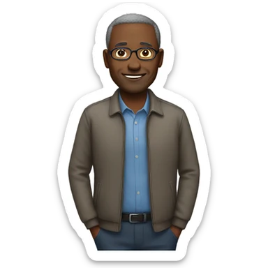 51 year old male social worker sticker