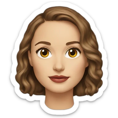Natalie Portman head only sticker