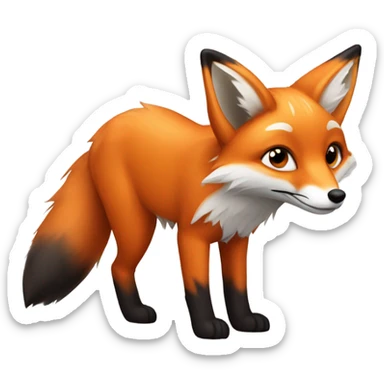 Fox sticker